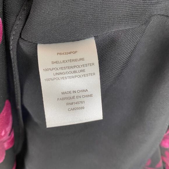 Parker Floral Mini Dress Size Medium Midnight Fleur Black Purple *flaw - Picture 12 of 15